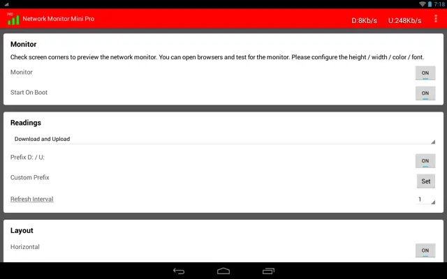 Network Monitor Mini android App screenshot 12