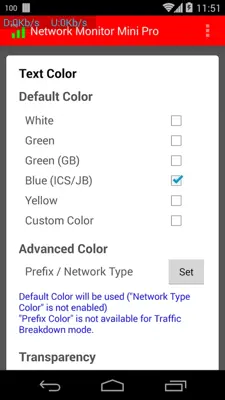 Network Monitor Mini android App screenshot 1