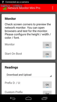 Network Monitor Mini android App screenshot 2